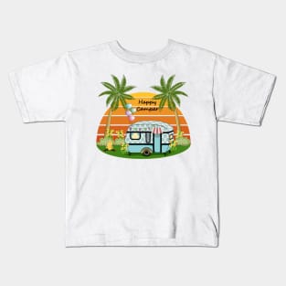 Happy Camper - Camper Van Kids T-Shirt